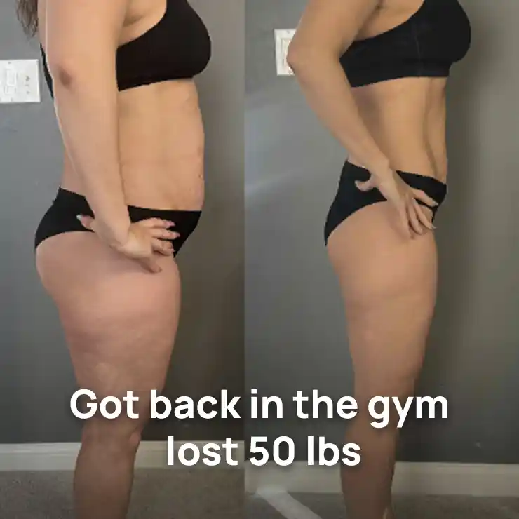 Got back in the gym lost 50 lbs
