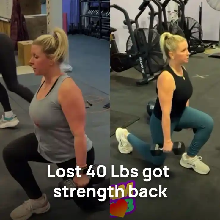 Lost 40 Lbs got strength back
