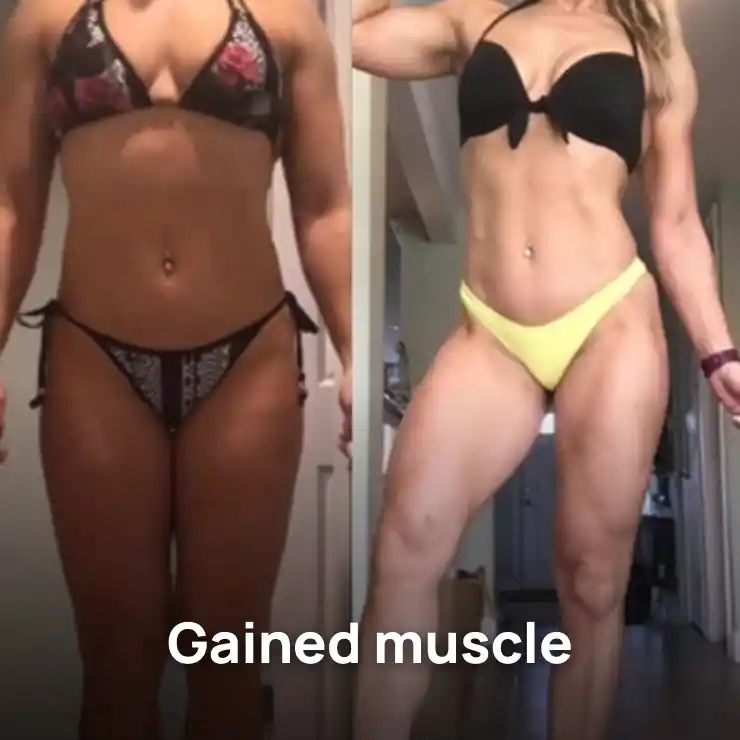 Gained muscle